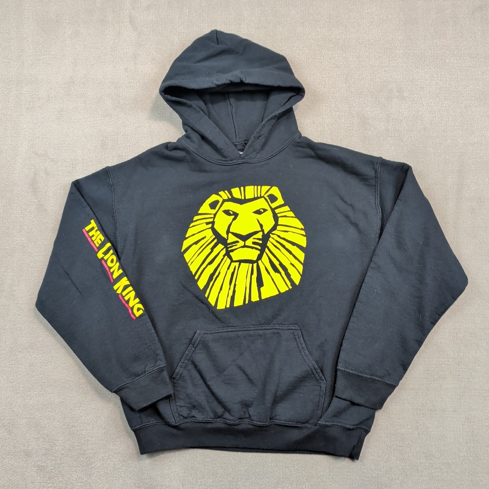 Disney The Lion King Broadway Musical Hoodie Size M Black Graphic Sweatshirt — photo 2
